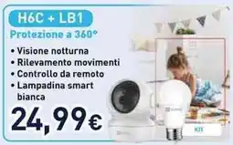 Unieuro EZVIZ H6C + LB1 Protezione a 360° offerta