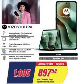 Trony motorola razr 60 ULTRA offerta