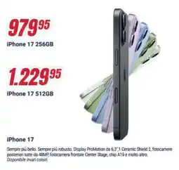 Trony iPhone 17 256GB offerta