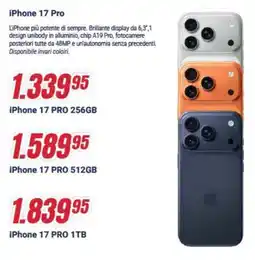 Trony iPhone 17 Pro offerta