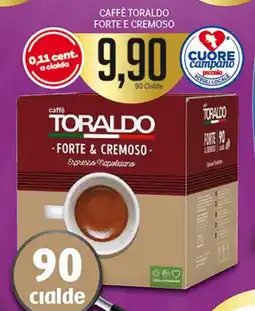 Supermercati Piccolo Caffè toraldo forte e cremoso offerta