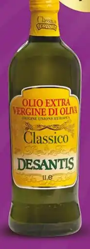 Supermercati Piccolo Desantis olio extra vergine di oliva classico offerta