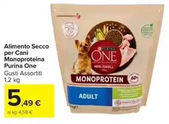 Alimento Secco per Cani Monoproteina Purina One