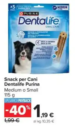 Carrefour Market Snack per Cani Dentalife Purina offerta