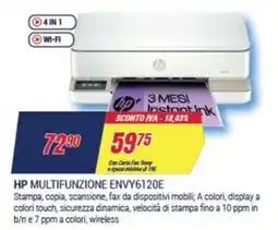 Trony HP MULTIFUNZIONE ENVY6120E offerta