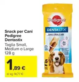 Carrefour Market Snack per Cani Pedigree Dentastix offerta