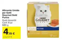 Carrefour Market Alimento Umido per Gatti Gourmet Gold Purina offerta