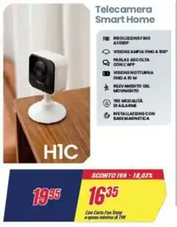 Trony EZVIZ Telecamera Smart Home offerta