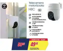 Trony EZVIZ Telecamera motorizzata H8C offerta