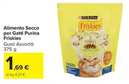Carrefour Market Alimento Secco per Gatti Purina Friskies offerta