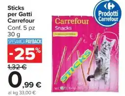 Carrefour Market Sticks per Gatti Carrefour offerta
