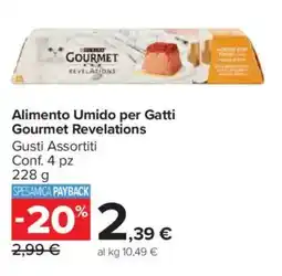 Carrefour Market Alimento Umido per Gatti Gourmet Revelations offerta