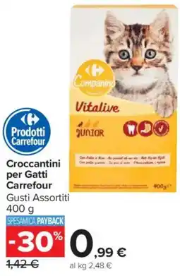 Carrefour Market Croccantini per Gatti Carrefour offerta