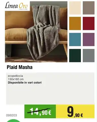 Handy fai da te Linea Oro Plaid Masha offerta