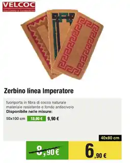 Handy fai da te VELCOC Zerbino linea Imperatore offerta
