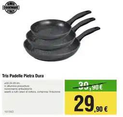 Handy fai da te Tris Padelle Pietra Dura offerta