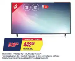 Trony LG SMART TV QNED 43" 43QNED80T6A.API offerta