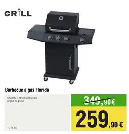Handy fai da te GRILL Barbecue a gas Florida offerta