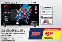 Trony TCL TV MINI LED 55” offerta