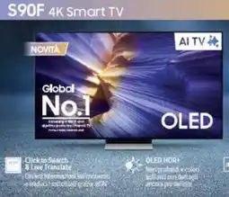 Trony SAMSUNG S90F 4K Smart TV offerta
