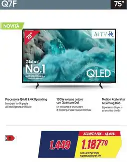 Trony SAMSUNG Q7F AlTV offerta