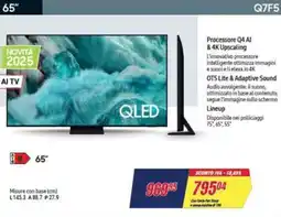Trony SAMSUNG Q7F5 65'' offerta
