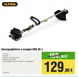Handy fai da te ALPINA Decespugliatore a scoppio ABR 26 J offerta