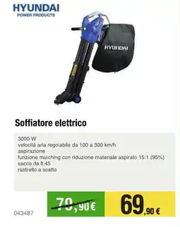 Handy fai da te HYUNDAI Soffiatore elettrico offerta