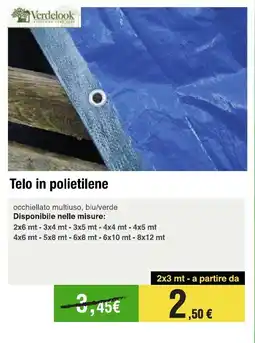 Handy fai da te Telo in polietilene offerta
