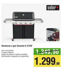 Handy fai da te weber Barbecue a gas Genesis E-415W offerta