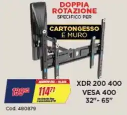 Trony meliconi XDR 200 400 VESA 400 32''-65'' offerta