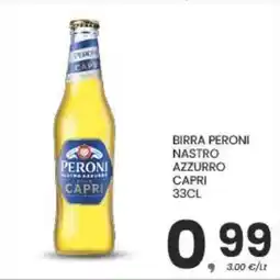 Despar Birra peroni nastro azzurro capri offerta