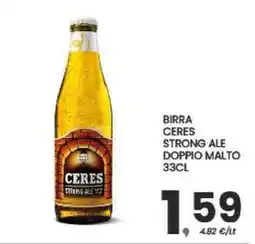 Despar Birra ceres strong ale doppio malto offerta