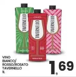 Despar Vino bianco/ rosso/rosato TAVERNELLO offerta