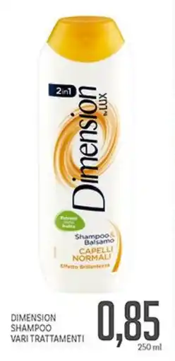 Supermercati Piccolo Dimension shampoo offerta