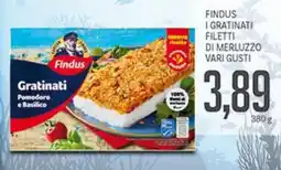 Supermercati Piccolo Findus i gratinati filetti di merluzzo offerta