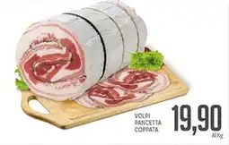 Supermercati Piccolo Volpi pancetta coppata offerta