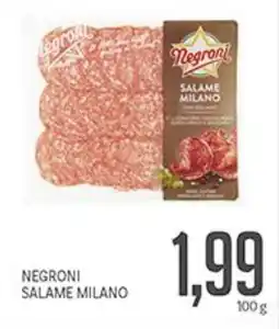 Supermercati Piccolo Negroni salame milano offerta
