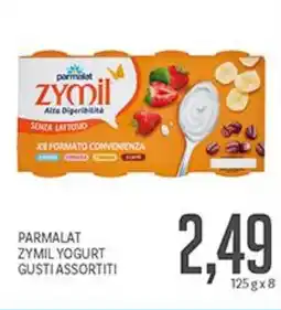 Supermercati Piccolo Parmalat zymil yogurt offerta