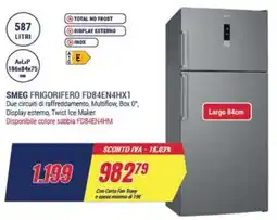 Trony SMEG FRIGORIFERO FD84EN4HX1 offerta