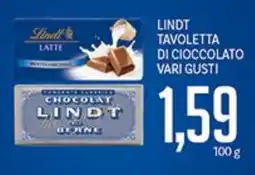 Supermercati Piccolo Lindt tavoletta di cioccolato offerta