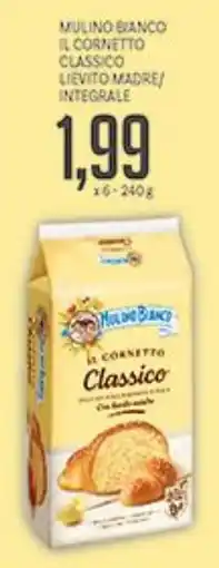 Supermercati Piccolo Mulino bianco il cornetto classico lievito madre/ integrale offerta