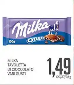 Supermercati Piccolo Milka tavoletta di cioccolato offerta