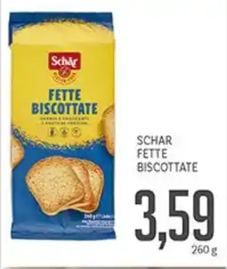 Supermercati Piccolo Schar fette biscottate offerta