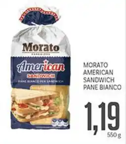 Supermercati Piccolo Morato american sandwich pane bianco offerta