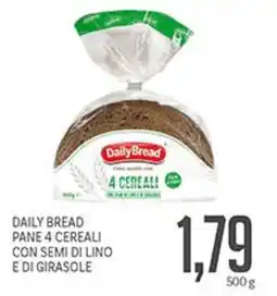 Supermercati Piccolo Daily bread pane 4 cereali con semi di lino e di girasole offerta