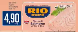 Supermercati Piccolo Rio mare filetti di salmone offerta