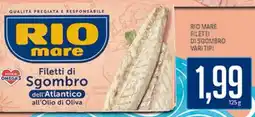 Supermercati Piccolo Rio mare filetti di sgombro offerta
