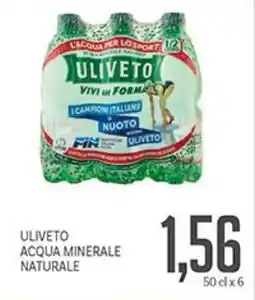 Supermercati Piccolo Uliveto acqua minerale naturale offerta