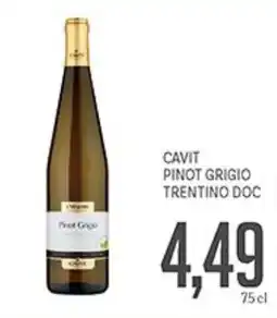 Supermercati Piccolo Cavit pinot grigio trentino doc offerta